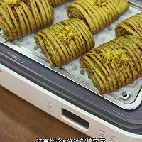 家庭版免揉面!露思同款红糖肉松花卷,超简单!的做法图解8