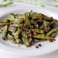 椒蒜香煸四季豆的做法图解7