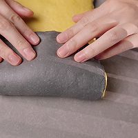 荷叶莲子紫米养生面包的做法图解37