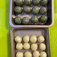京式月饼(抹茶蜜豆味)—外皮酥脆,清香可口!的做法图解10