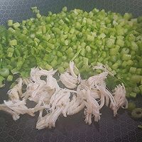 椒蒜豆豉芹菜肉的做法图解1