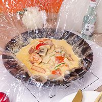 袋煮奶油蘑菇鸡的做法图解8
