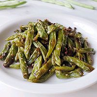 椒蒜香煸四季豆的做法图解8