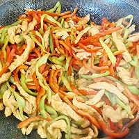 双椒炒肉丝的做法图解14