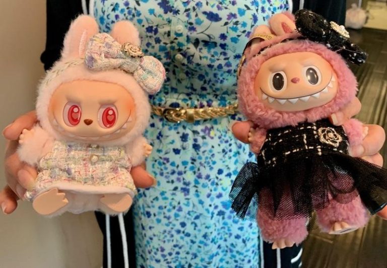 中国角色IP，「盲盒经济」代表，视觉设计强烈。图为Labubu。(本报数据照片)