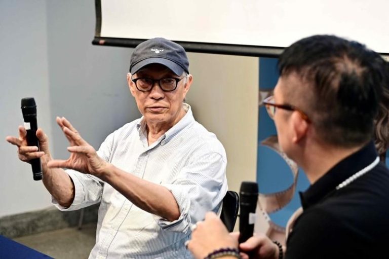 廖庆松分享过往工作的宝贵经验。(图／桃园电影节提供)