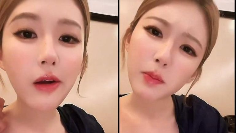 赵露思直播中被网友质疑整形。（取材自微博）