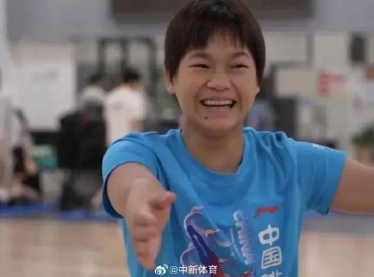 全红婵之前被调侃「脸变圆了」。(视频截屏)