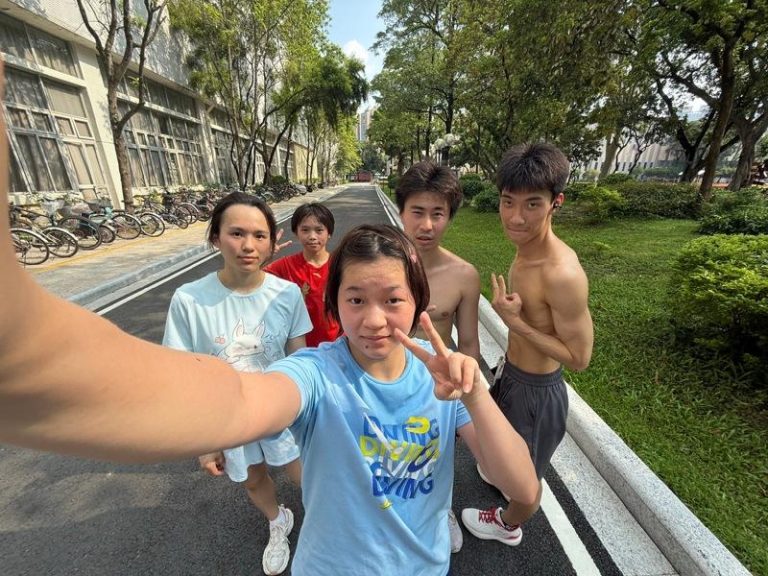 全红婵之前被调侃「脸变圆了」。(视频截屏)