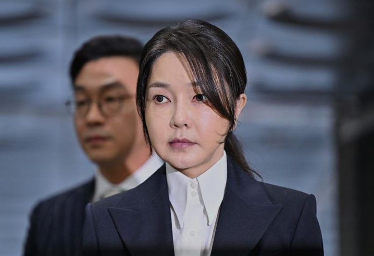 南韩前第一夫人金建希。美联社