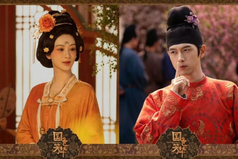 广电21条放宽「限古令」，图为杨紫和李现演绎的唐朝故事「国色芳华」。(取材自微博)