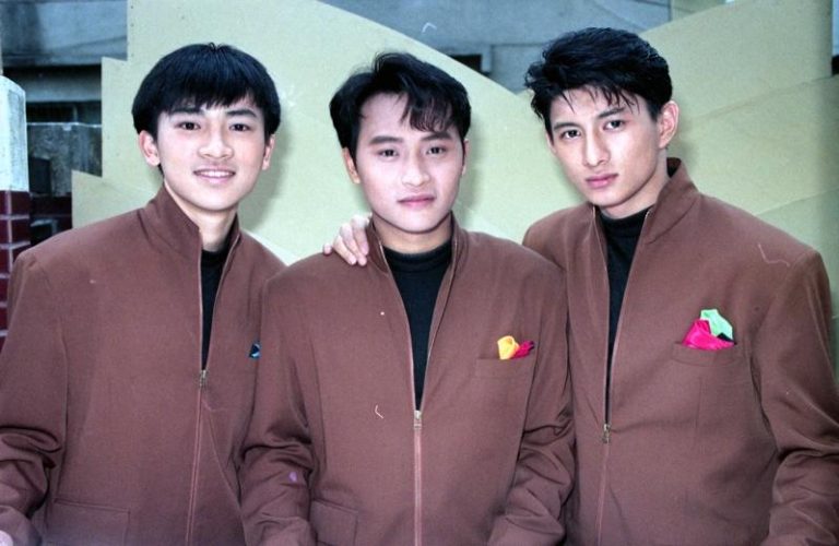 苏有朋（左起）、陈志朋、吴奇隆以「小虎队」出道走红华人圈。图／本报系数据照片