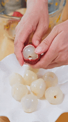 【宝宝辅食】荔枝玫瑰饮的做法图解2