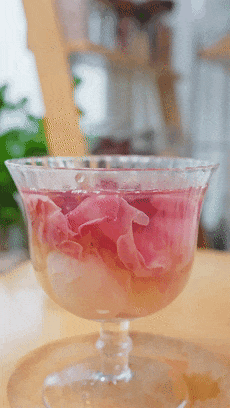 【宝宝辅食】荔枝玫瑰饮的做法图解7