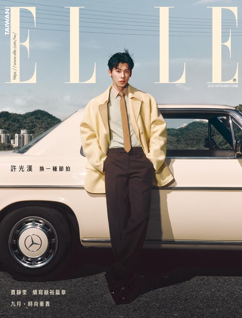 许光汉放慢生活节奏。（图／ELLE国际中文版杂志提供）