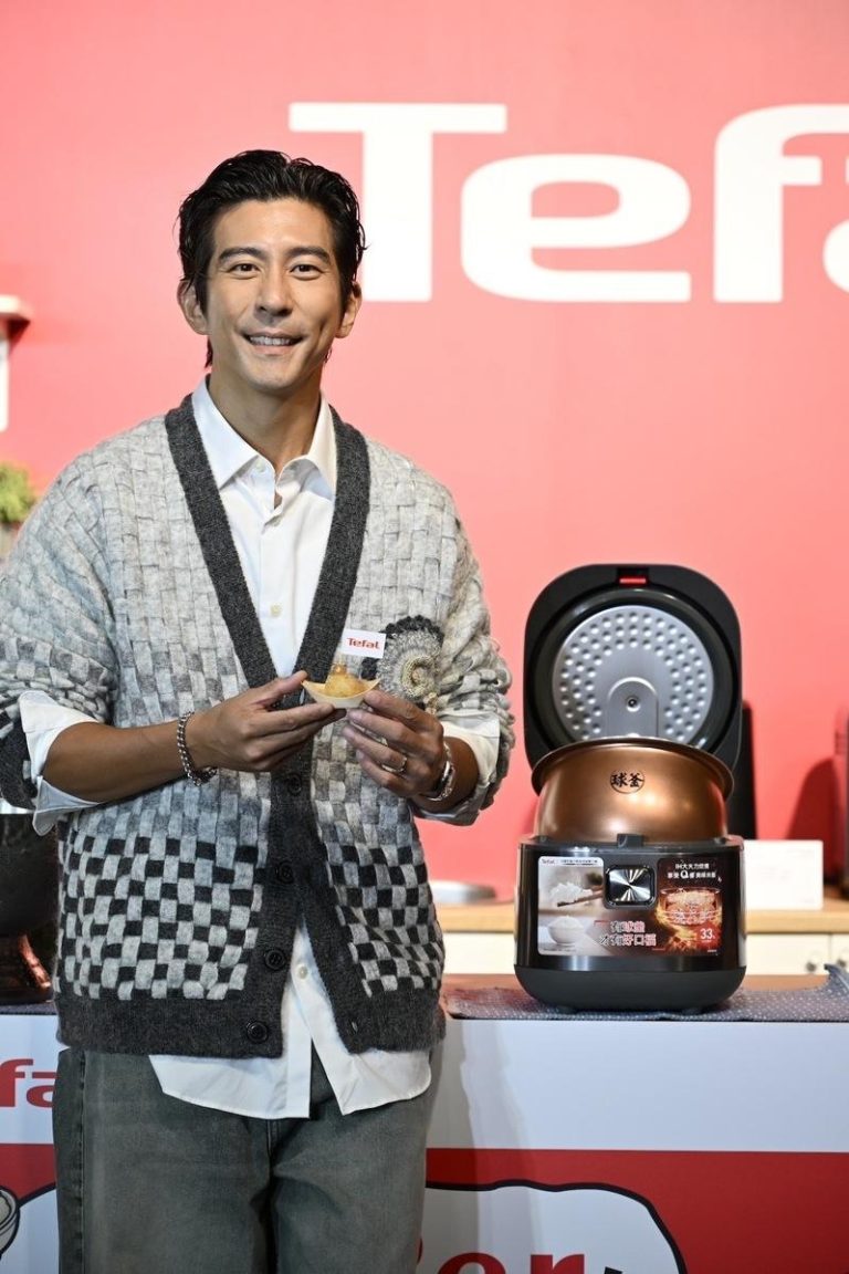 修杰楷因爱家好男人形象，代言活动不少。（图／Tefal特福提供）