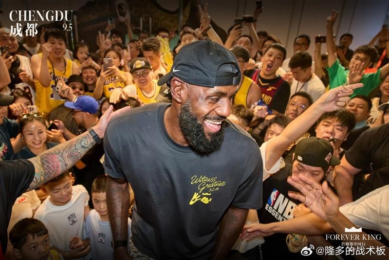 NBA球星詹姆斯。（路透）