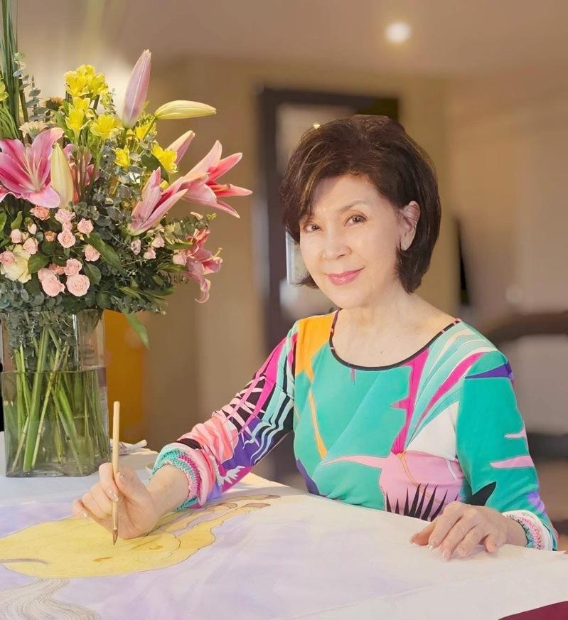 白嘉莉画下在非洲看到的动物。（取材自脸书）