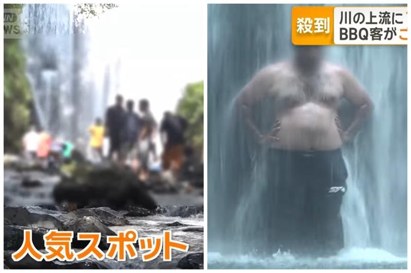 外国游客随地留下厨余，当地居民担心会吸引熊出没，特地以16国语言张贴告示，呼吁「垃圾自行带走」。（取材自YouTube／ANNnewsCH）