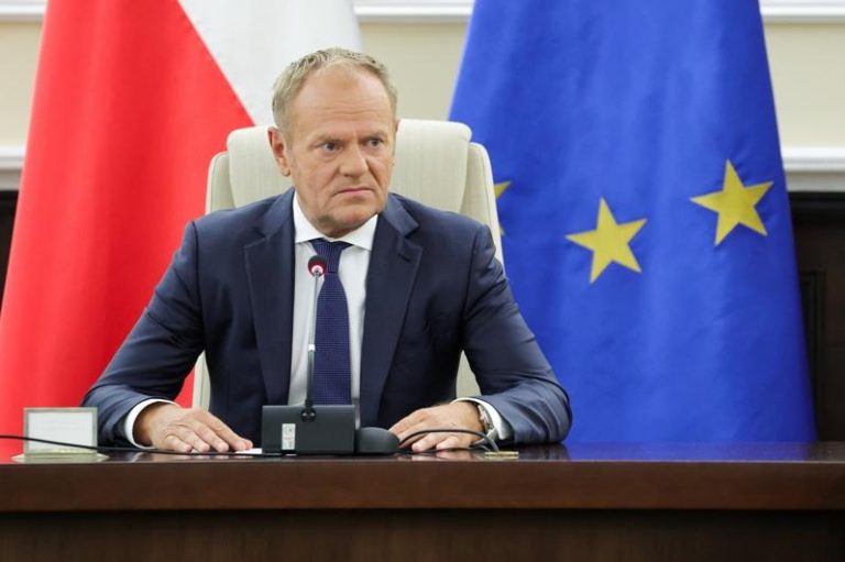 波兰总理图斯克（Donald Tusk）。欧新社