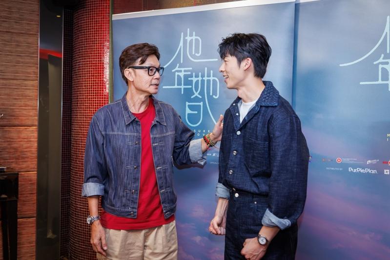 导演龚兆平（左起）、袁澧林、许光汉、文念中出席活动。图／甲上娱乐提供