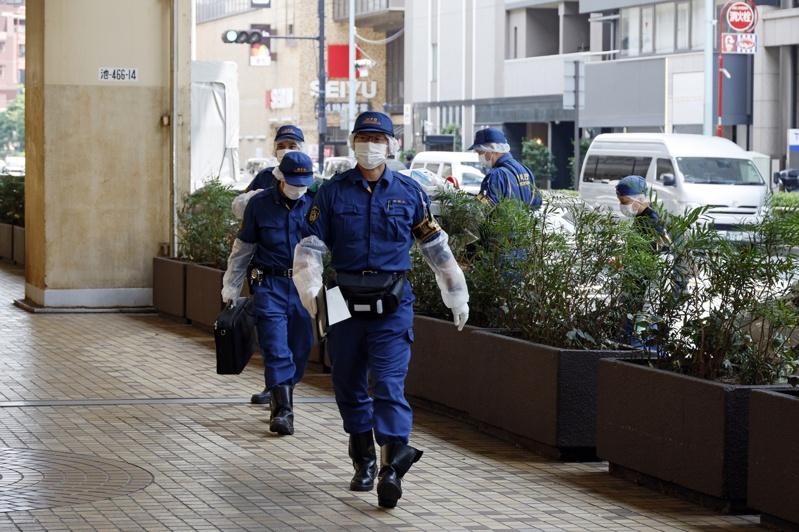 日本东京世田谷区昨(1日)下午发生韩籍女子被韩籍男友当街砍死的不幸事件。日本警察示意图,与新闻无关。(欧新社)