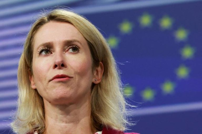 欧盟外交和安全政策高级代表卡拉斯（Kaja Kallas）。路透