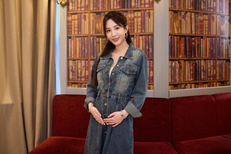 爱雅期待能生出女宝宝。图／爱雅辣呦提供