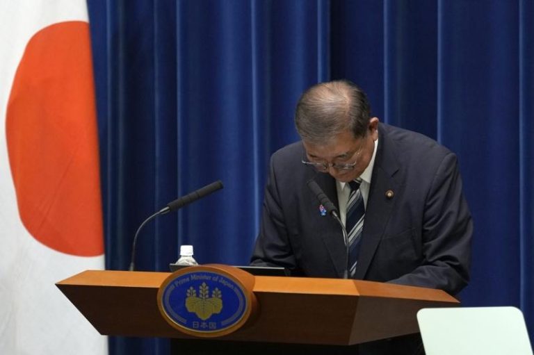 日本首相石破茂在党内政治围攻之下，9月7日正式声明将辞任首相。