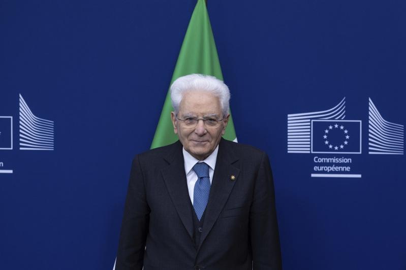 意大利总统马达雷拉(Sergio Mattarella)。美联社