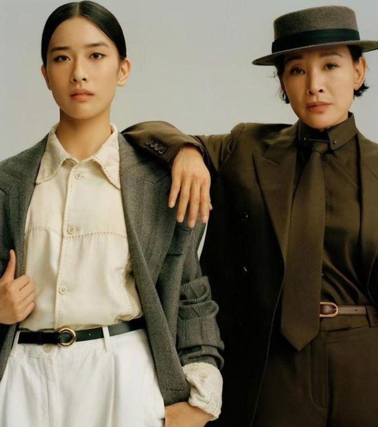 陈冲母女合体拍杂志，有网友表示不支持她女儿出道。（取材自南方娱乐网）