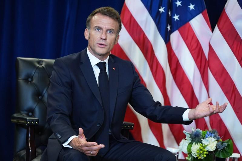 法国总统马克宏(Emmanuel Macron)。美联社