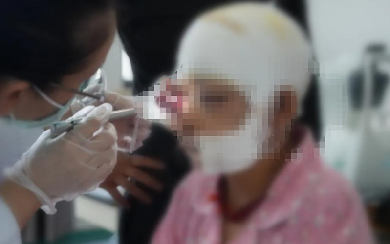 孕妇遭黑熊突袭，装死逃生。(取材自鲁中晨报)