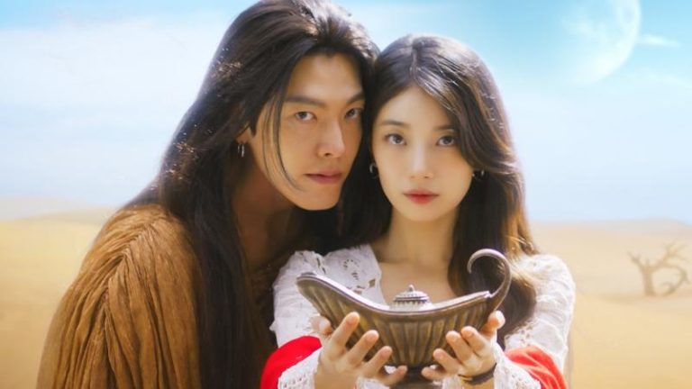 金宇彬与秀智合作浪漫喜剧「许愿吧，精灵」。（图／Netflix提供）
