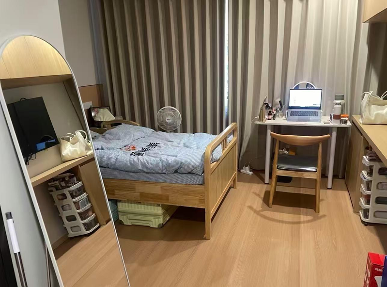 网友入住房间。(取材自极目新闻/网友供图)