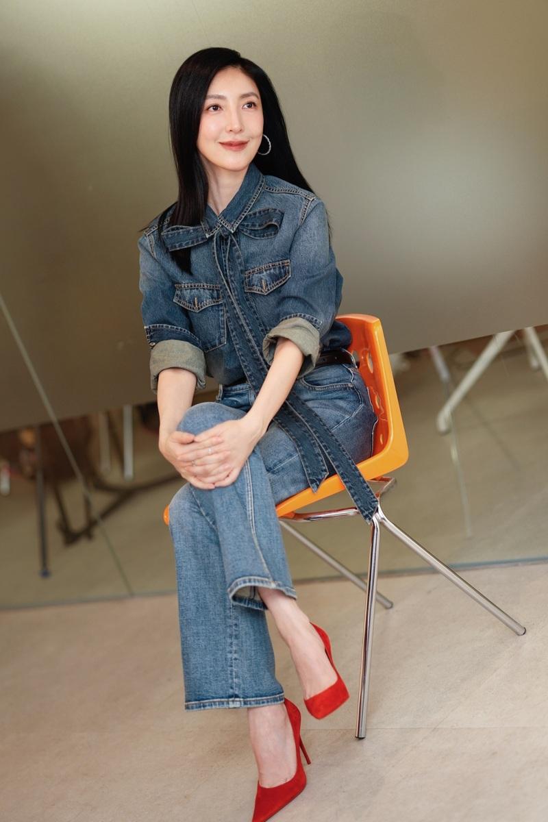 杨谨华在「影后」饰敢爱敢恨大明星周凡。（本报数据照）