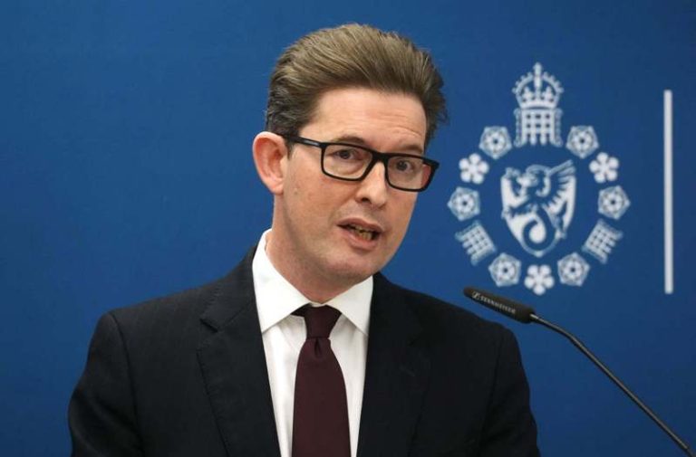 英国对内情报安全机关「军情五处」（MI5）首长麦卡勒姆（Ken McCallum）。美联社