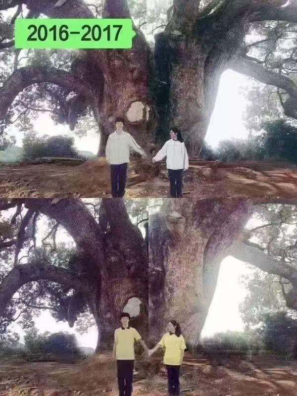 钟先生和李女士今年10月在家乡举行婚礼。(取材自潇湘晨报)