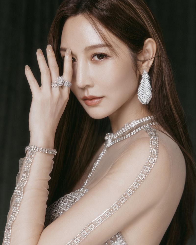 曾莞婷现身庆功宴。（记者林士杰／摄影）
