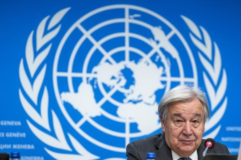 联合国秘书长古特瑞斯（Antonio Guterres）。欧新社