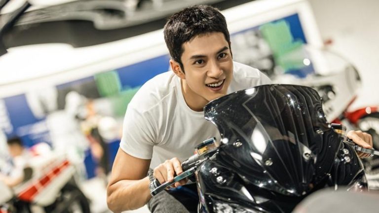 韩东君戏外也是赛车手。图／龙华电视提供