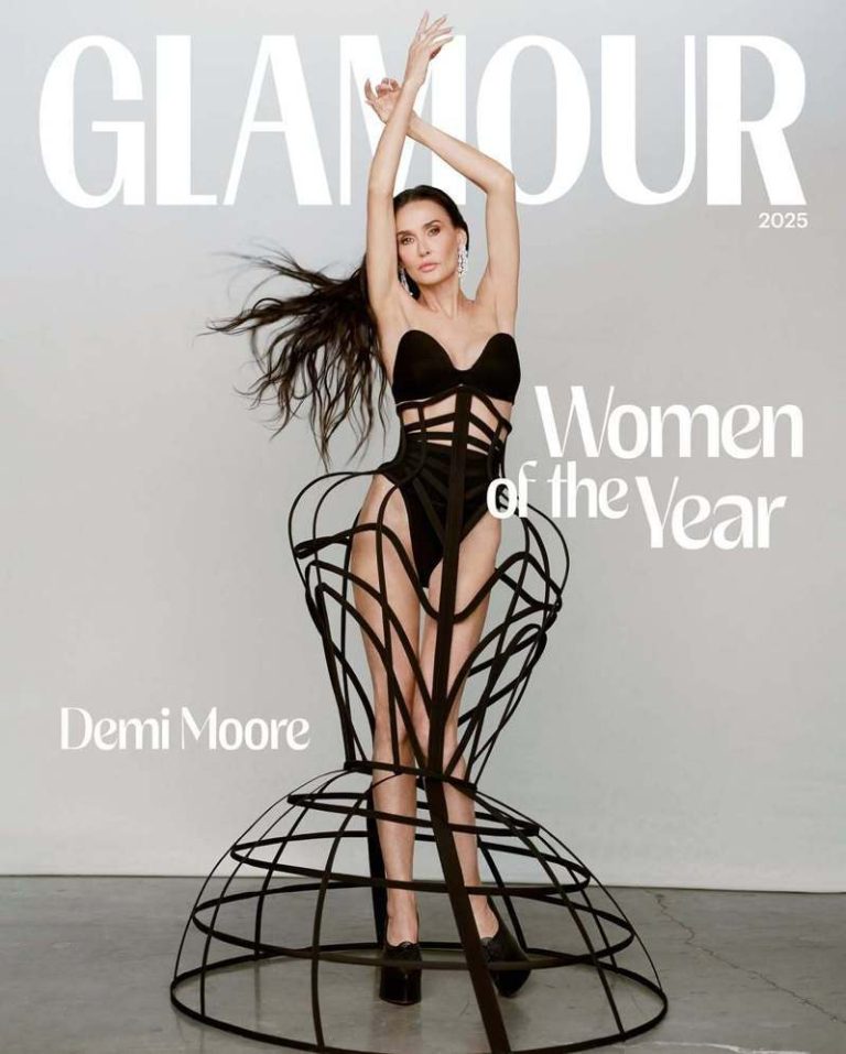 黛咪摩尔风光入选「Glamour」杂志「年度女性」。（取材自Instagram）