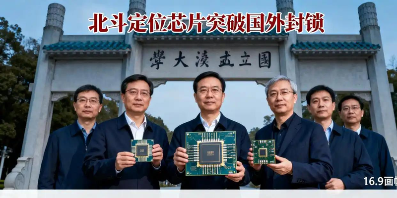 武汉大学团队攻克北斗高精度芯片技术。(取材自中工网)