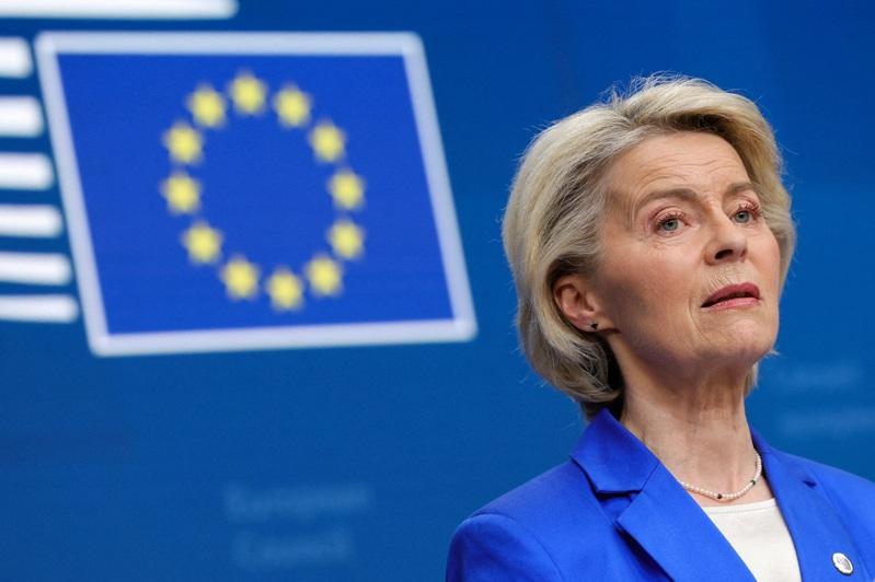 范德赖恩(Ursula von der Leyen)。(路透)