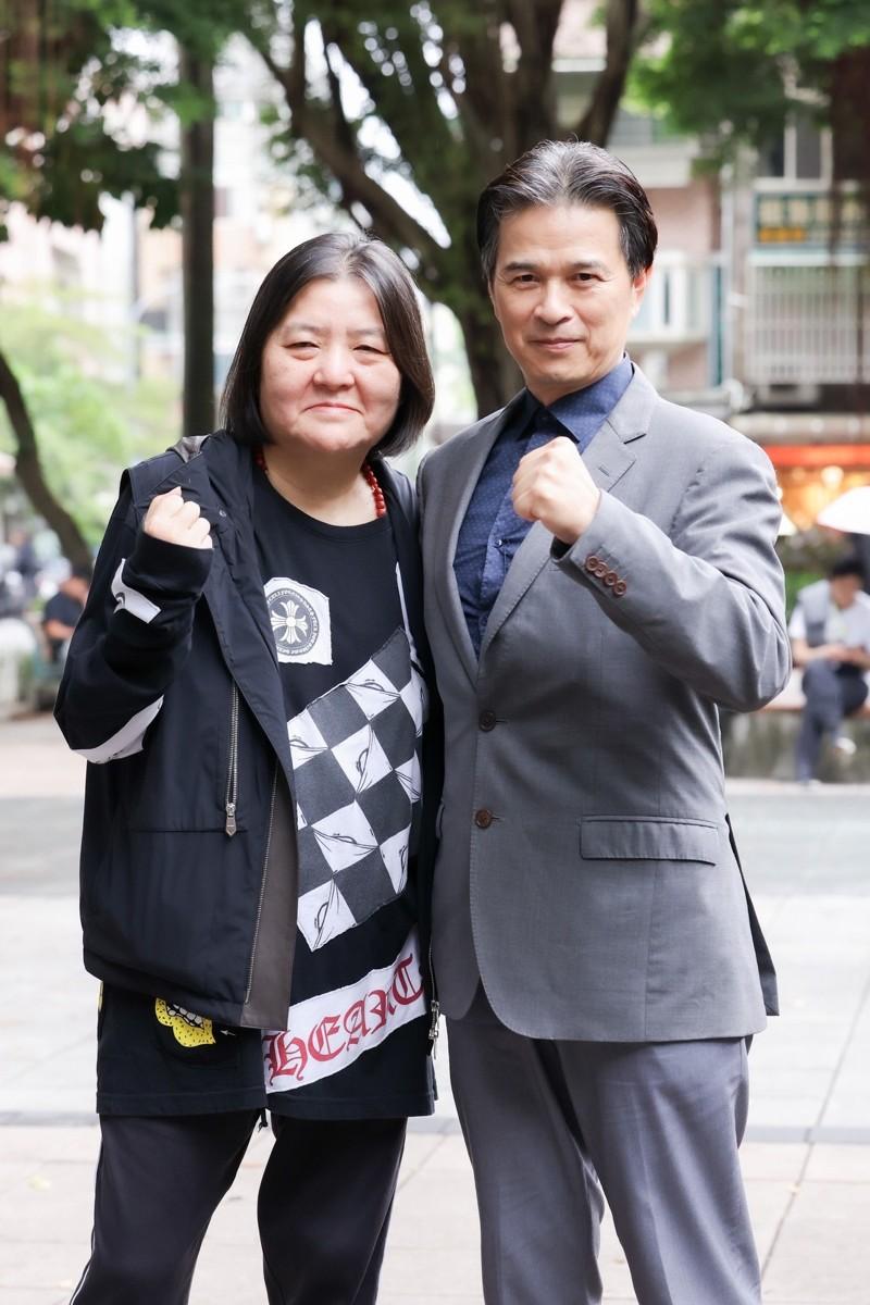 李兴文呼吁大家记得打165反诈专线。记者林士杰/摄影