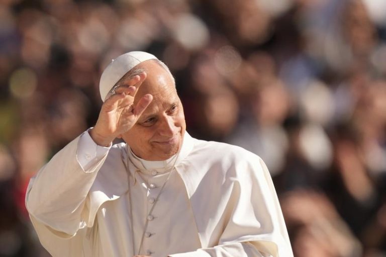 罗马天主教教宗良十四世（Pope Leo XIV）。美联社