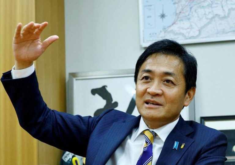 国民民主党代表玉木雄一郎。(路透)
