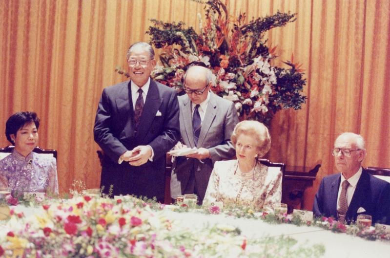 英国已故首相柴契尔雕像。(路透)
