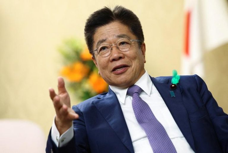 日本财务大臣加藤胜信。(路透)