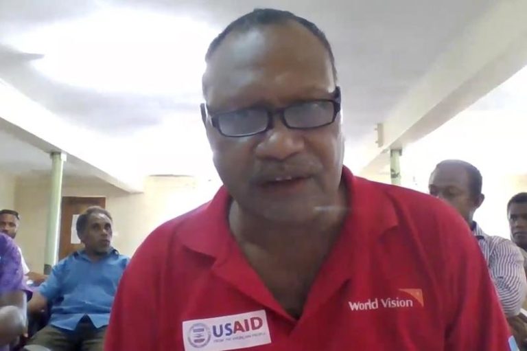 索罗门群岛人口第一大省马莱塔省前省长苏达尼。(美联社数据照)